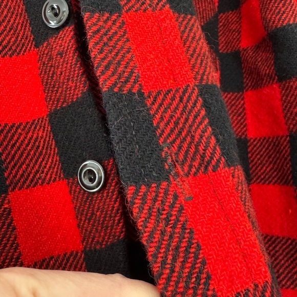 Vintage Northern Lights Wool Blend Button Down Unlined Shirt/Shacket / large - Picture 9 of 13